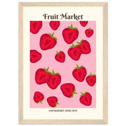 Fruit Market Strawberry - Poster - Arthena