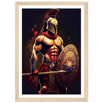 Spartan Warrior - Poster - Arthena