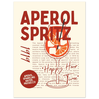 Aperol Spritz 1919 - Poster - Arthena
