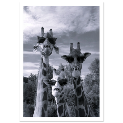 A Sunny Day to be a Giraffe - Poster - Arthena