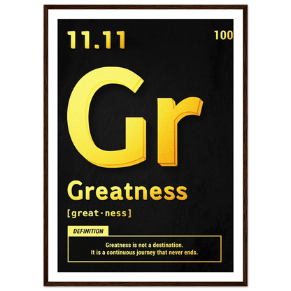 Greatness - Poster - Arthena