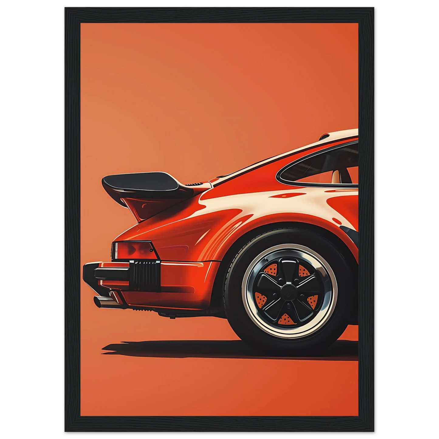 Retro Car - Poster - Arthena