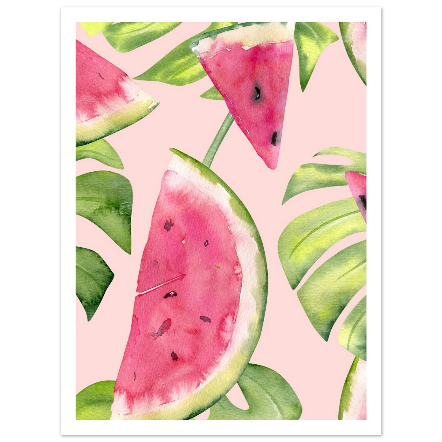 Watermelon Slices - Poster - Arthena