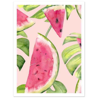 Watermelon Slices - Poster - Arthena