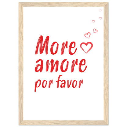 More Amore Por Favor - Poster - Arthena