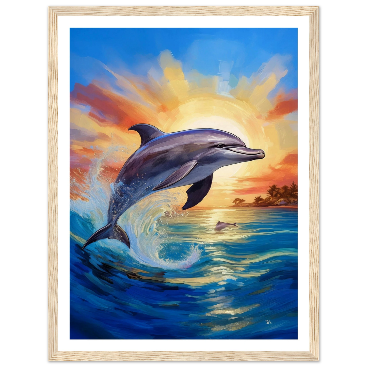 Happy Dolphine - Poster - Arthena