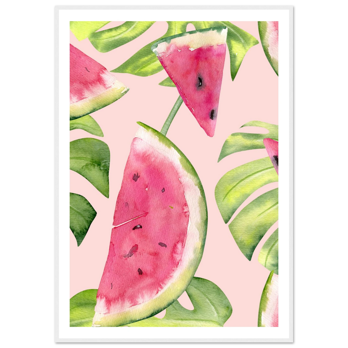 Watermelon Slices - Poster - Arthena