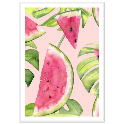 Watermelon Slices - Poster - Arthena