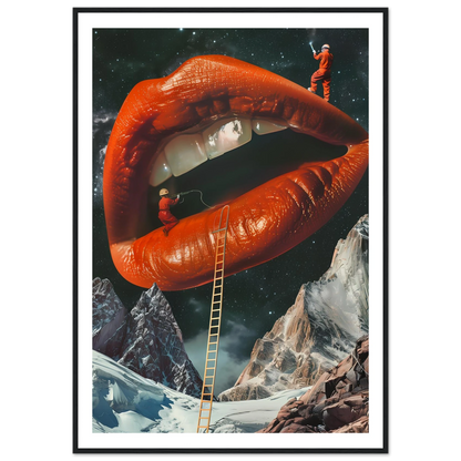 Lip Construction - Poster - Arthena