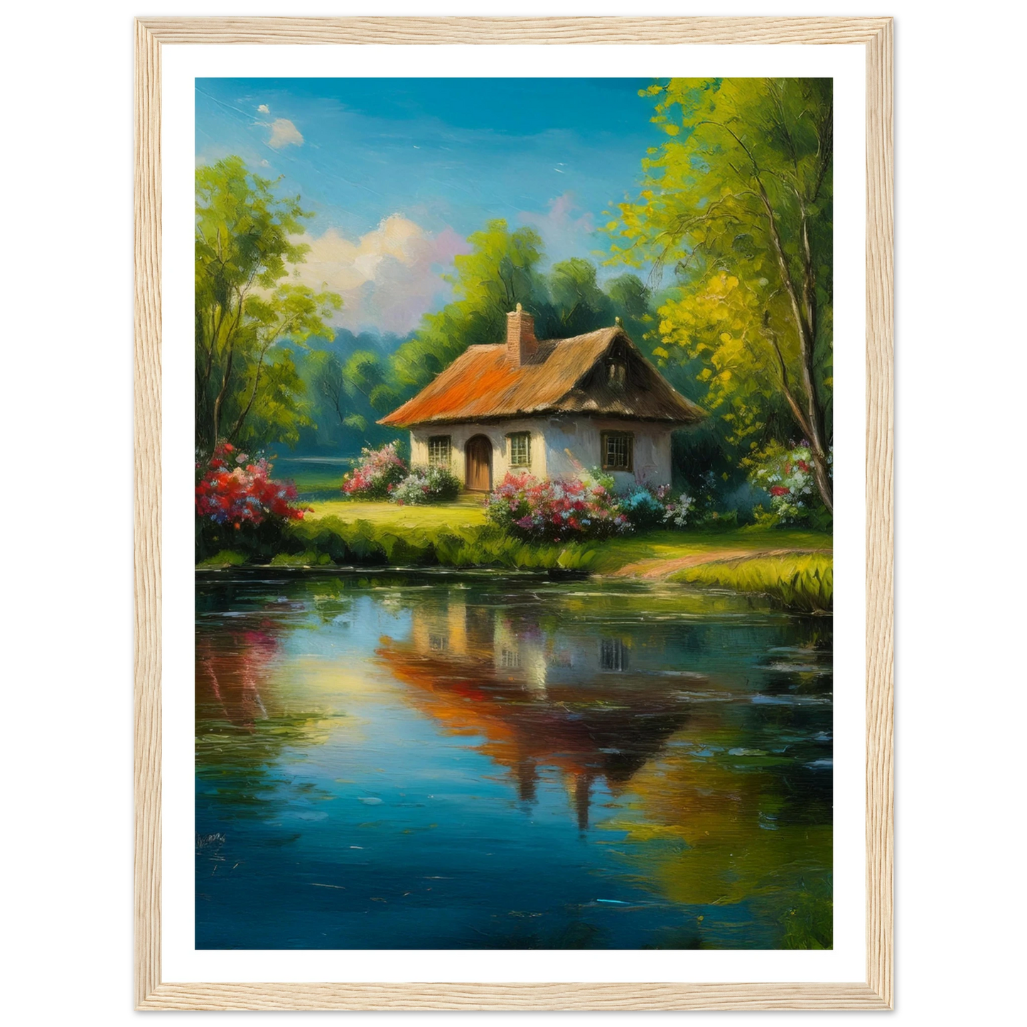 Serenity by the Lake - Poster - Arthena