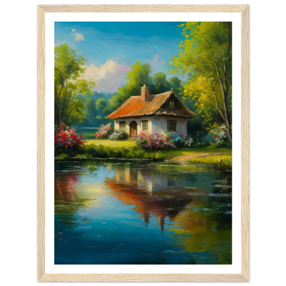 Serenity by the Lake - Poster - Arthena