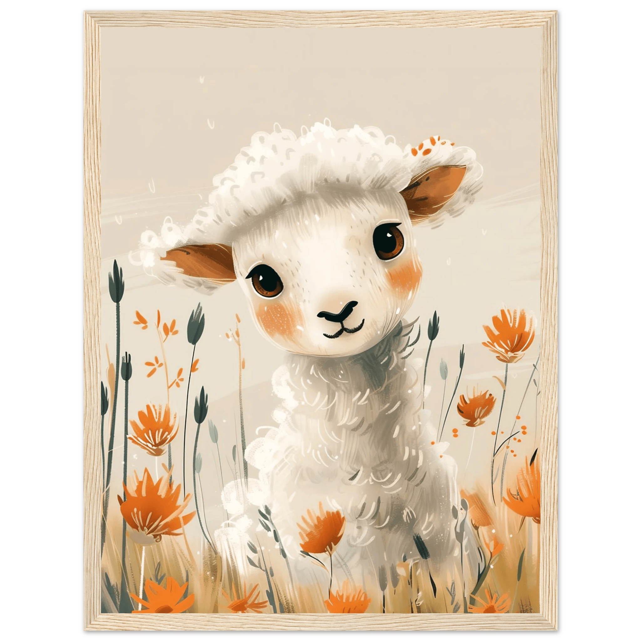 Baby Lamb - Poster - Arthena