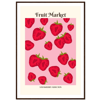 Fruit Market Strawberry - Poster - Arthena