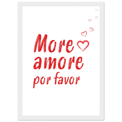 More Amore Por Favor - Poster - Arthena