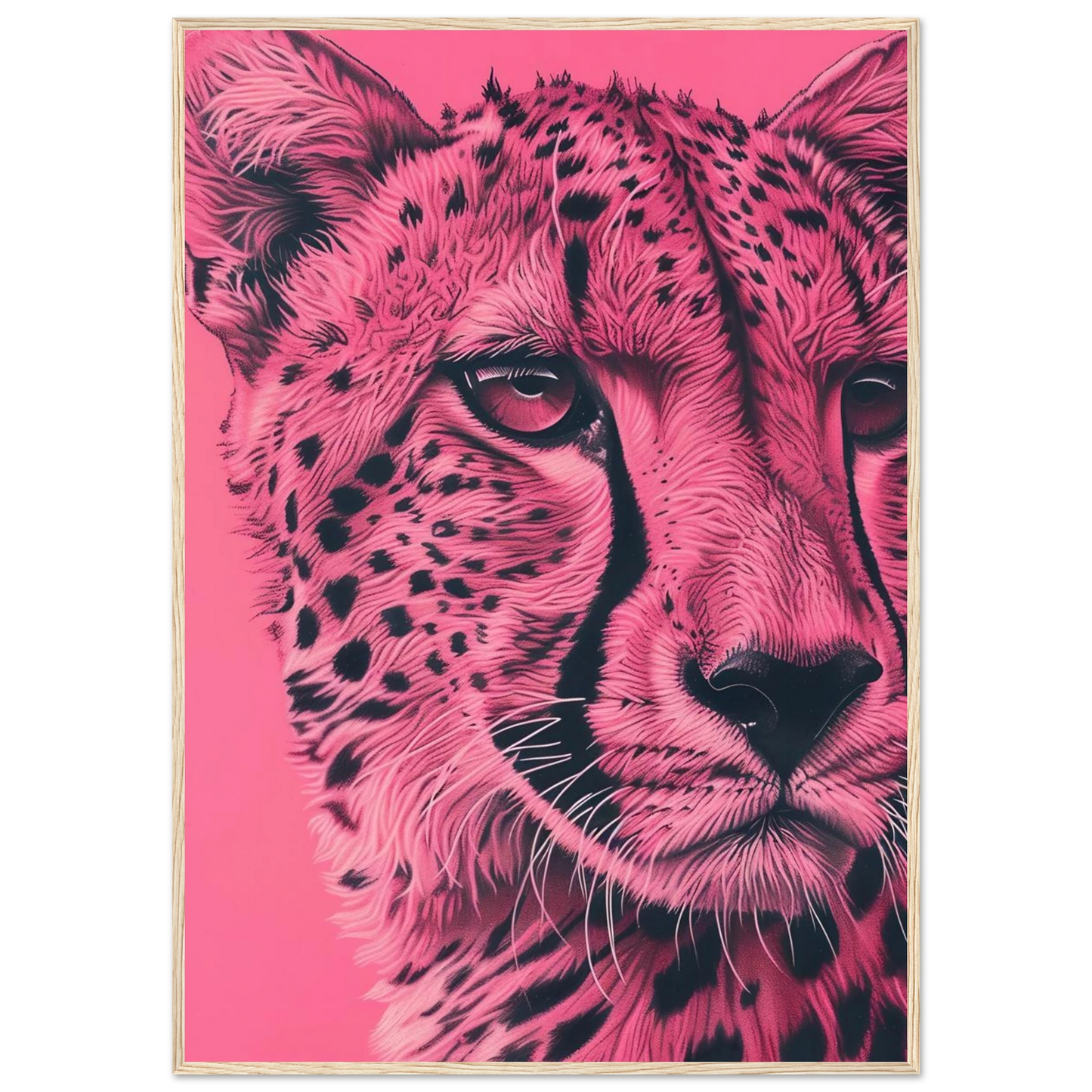 A Pink Cheetah - Poster - Arthena