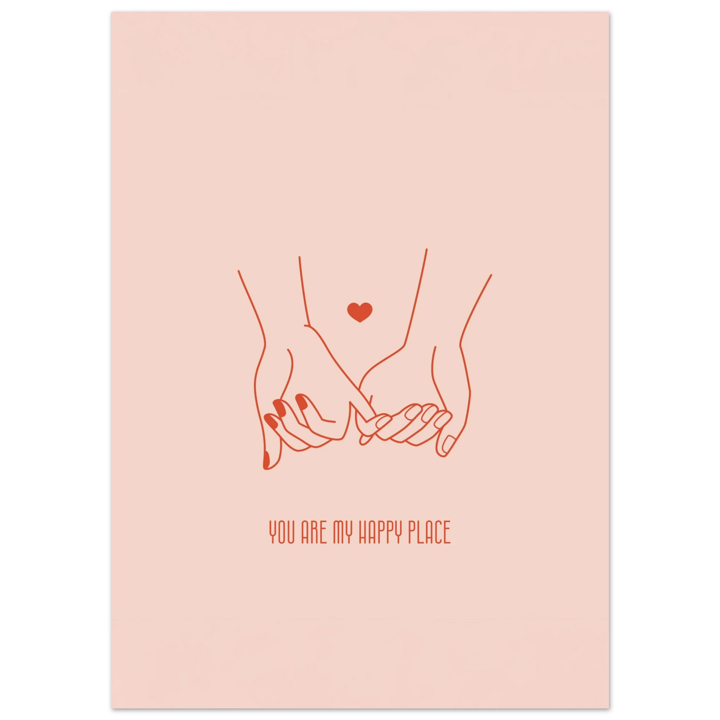 You are my happy place - Poster - Arthena