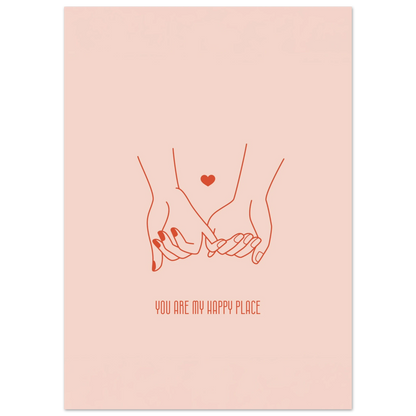 You are my happy place - Poster - Arthena
