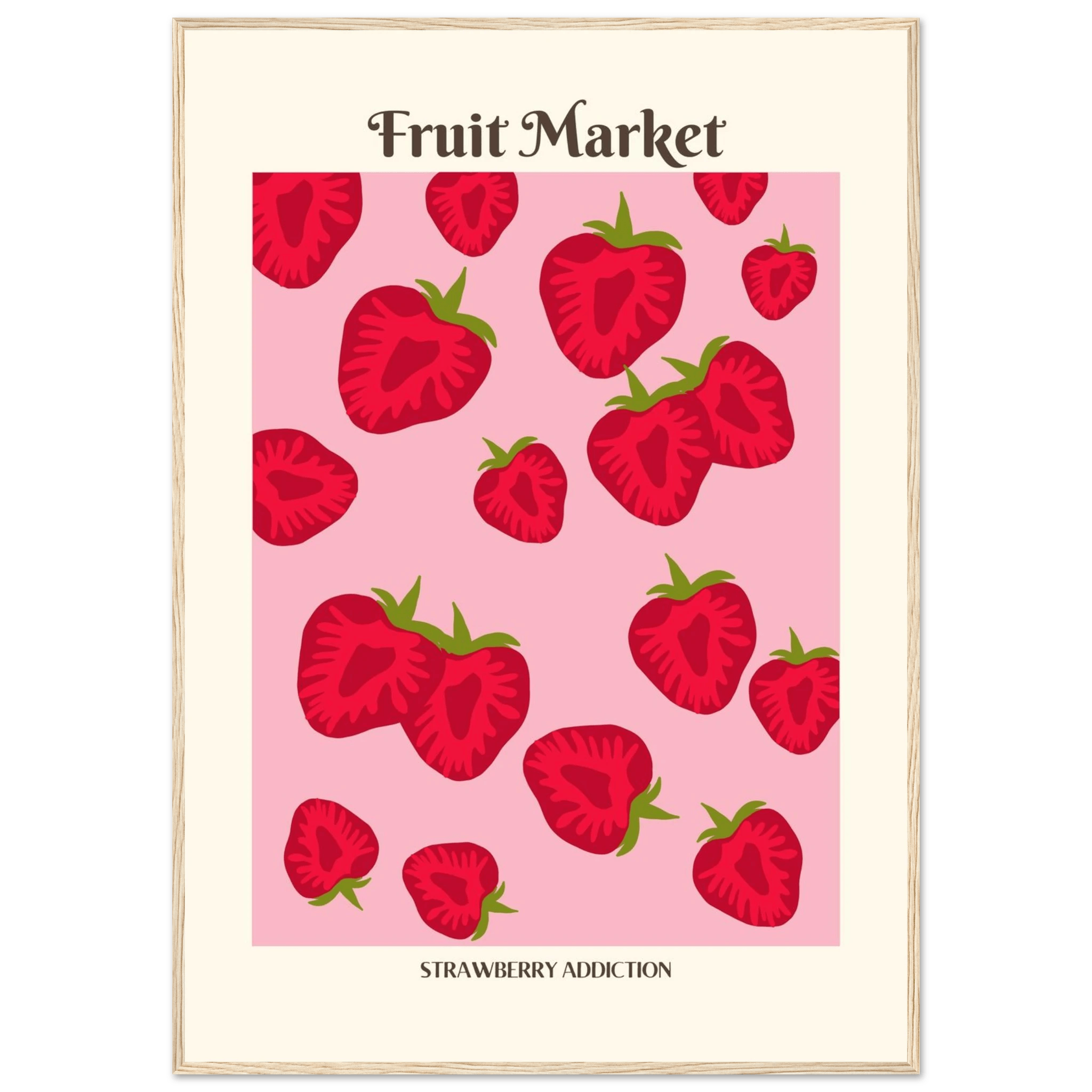 Fruit Market Strawberry - Poster - Arthena