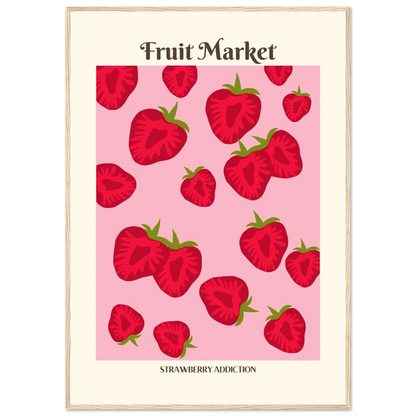 Fruit Market Strawberry - Poster - Arthena