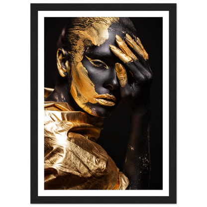 Eclipsed in gold - Poster - Arthena