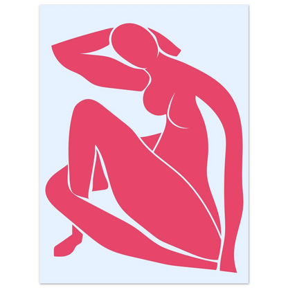 Body Positivity in Red - Poster - Arthena