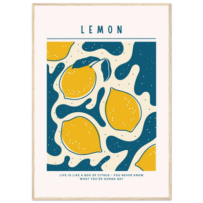 Life is like a box of citrus - Poster - Arthena