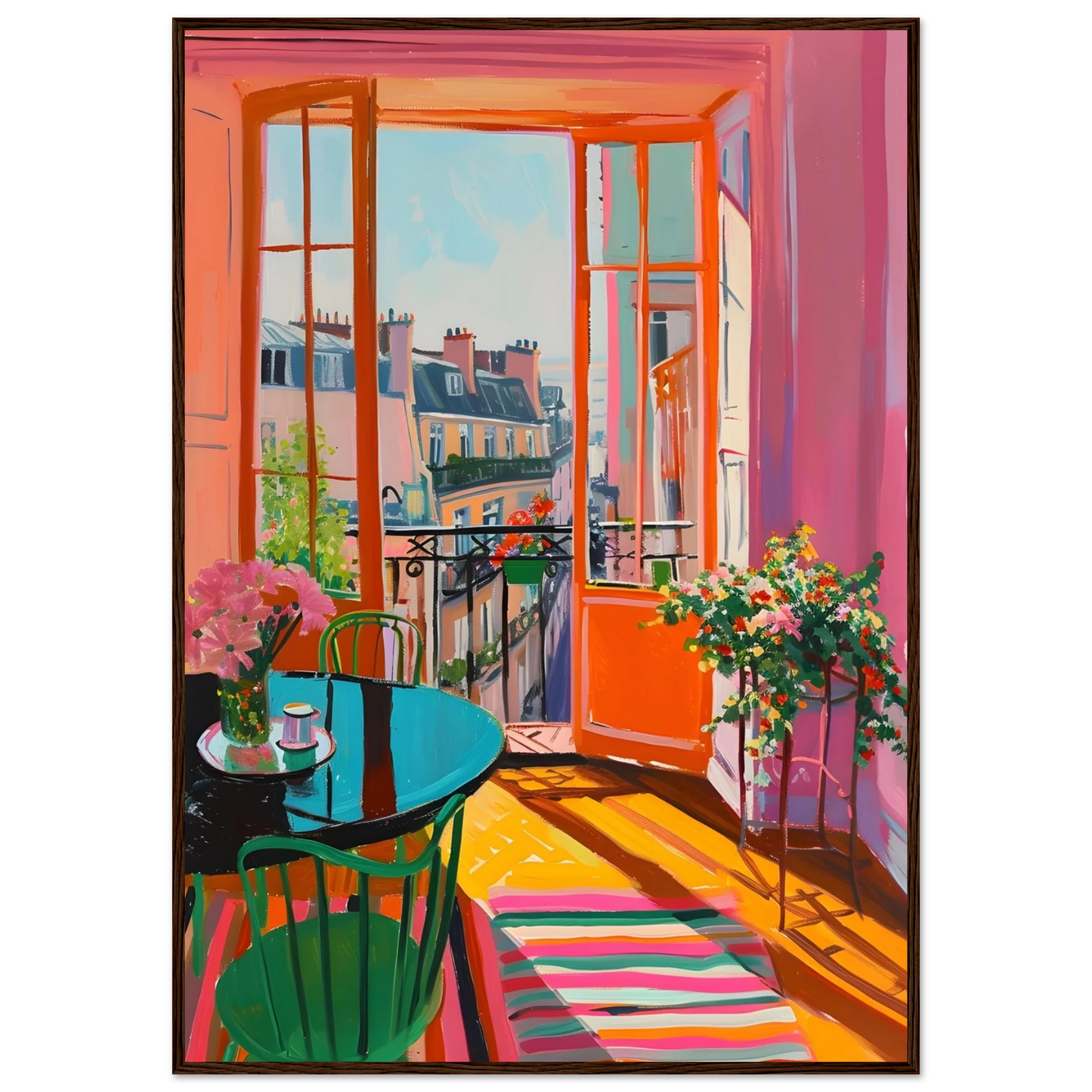 Parisian Morning View - Poster - Arthena