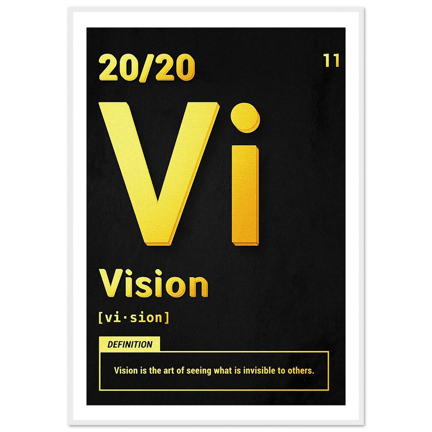 Vision - Poster - Arthena