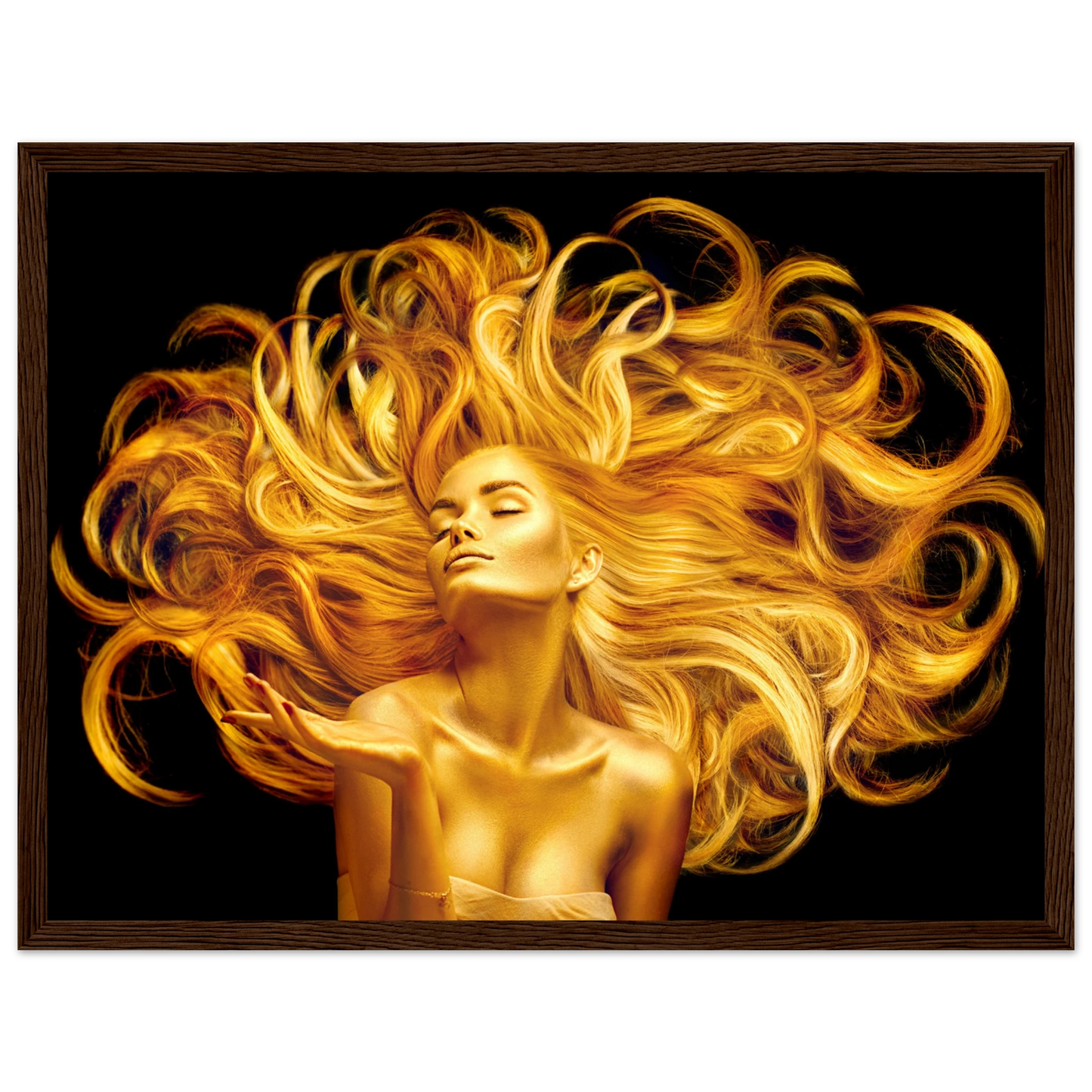 Golden Flow - Poster - Arthena