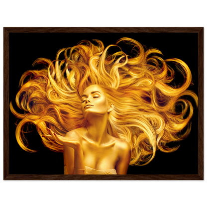 Golden Flow - Poster - Arthena