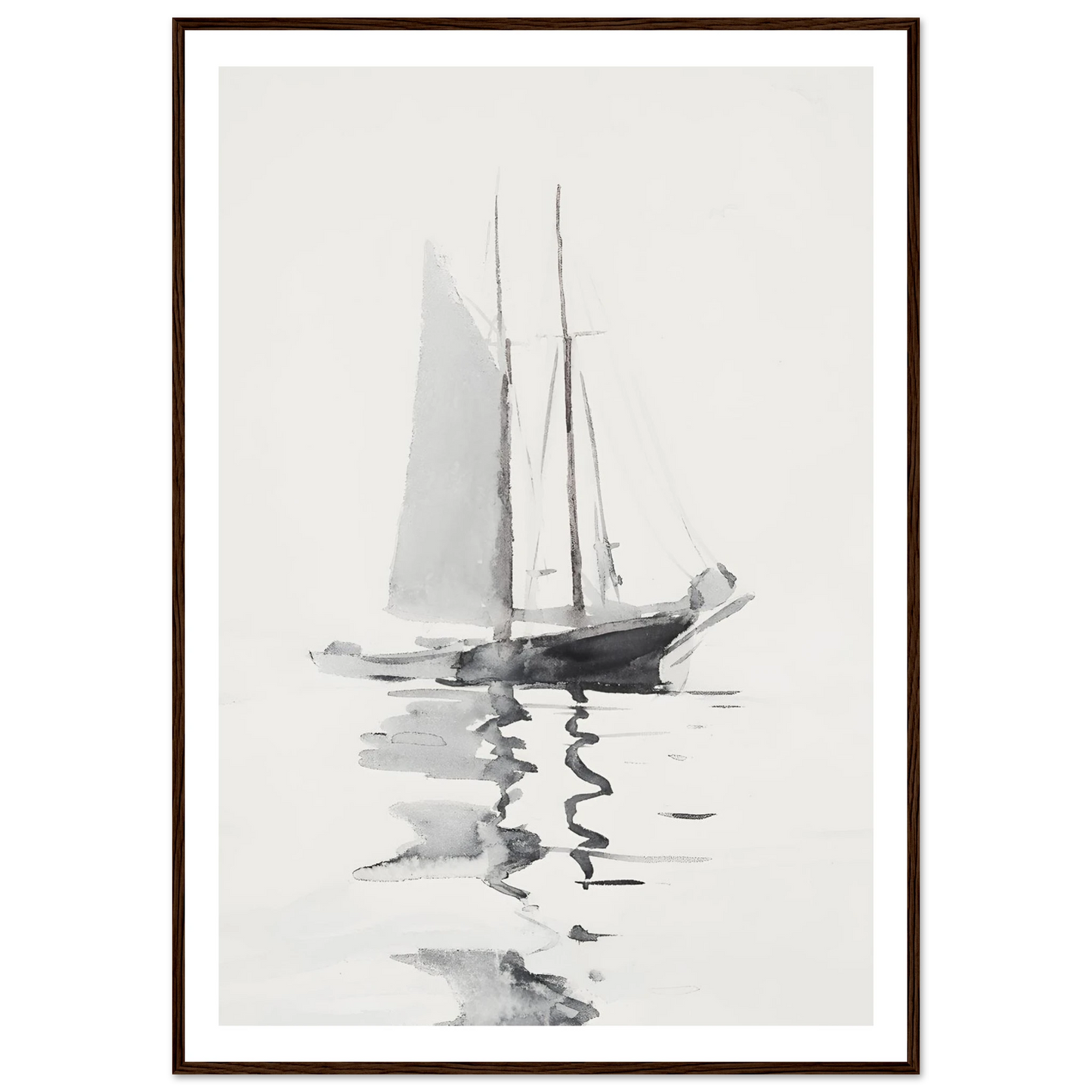 Abstract boat - Poster - Arthena