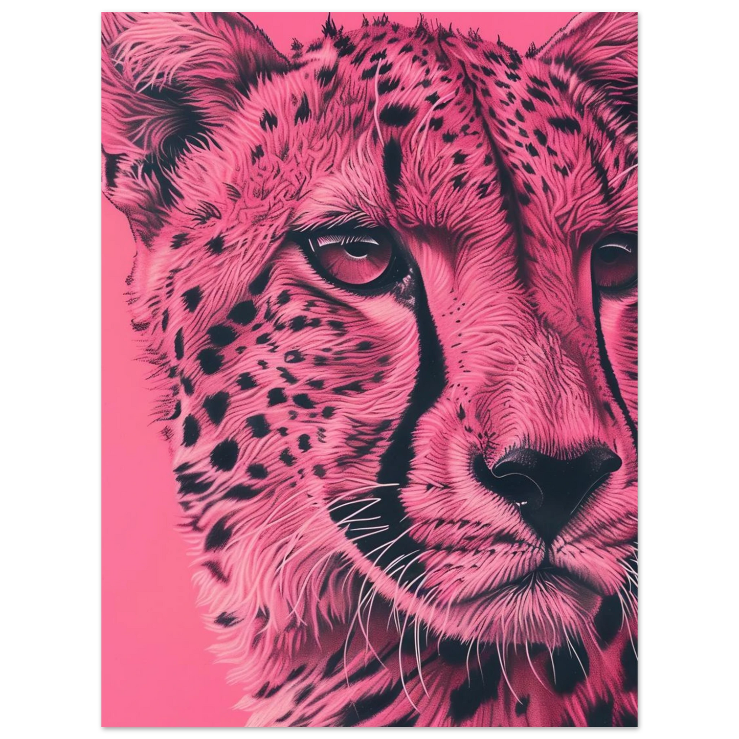 A Pink Cheetah - Poster - Arthena