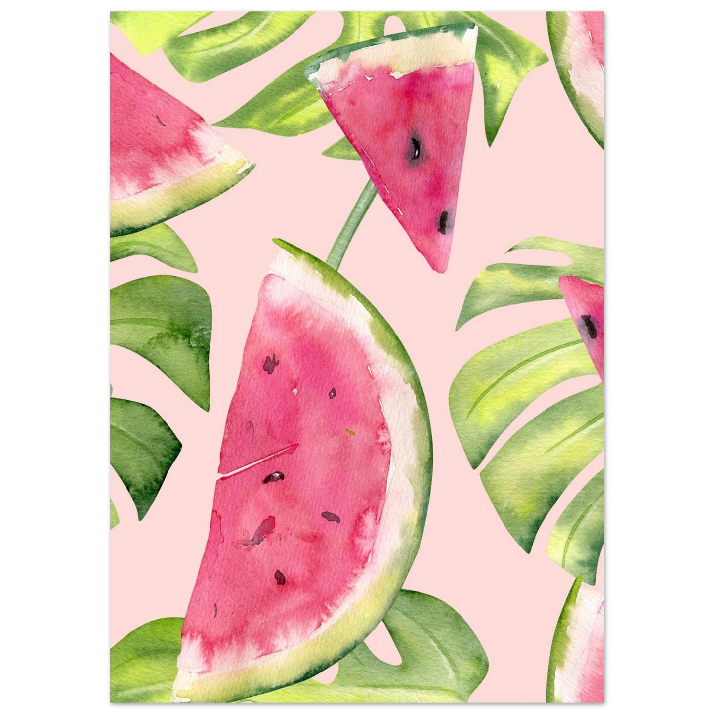 Watermelon Slices - Poster - Arthena