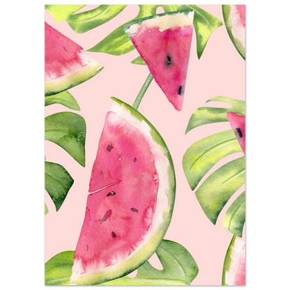 Watermelon Slices - Poster - Arthena