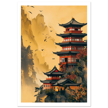 Temple of Tranquility - Poster - Arthena