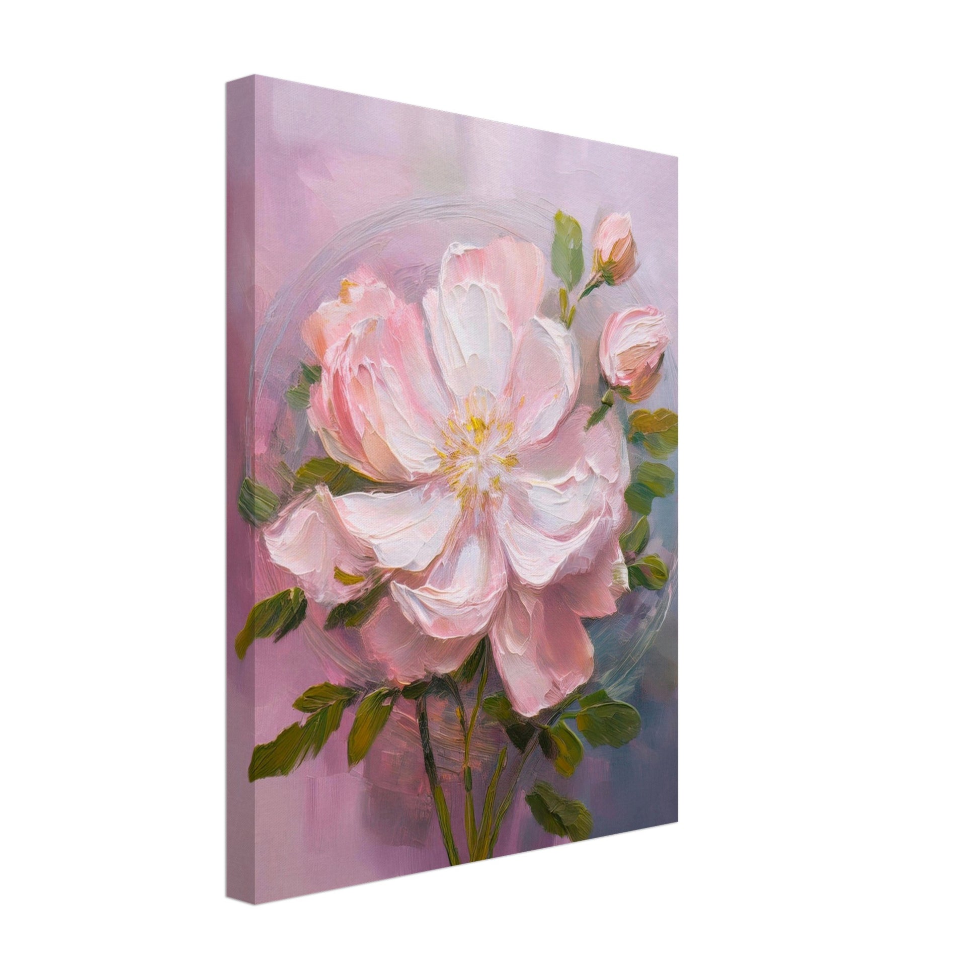 Rosa Blomma Sovrumsmålning | Arthena