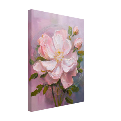 Rosa Blomma Sovrumsmålning | Arthena