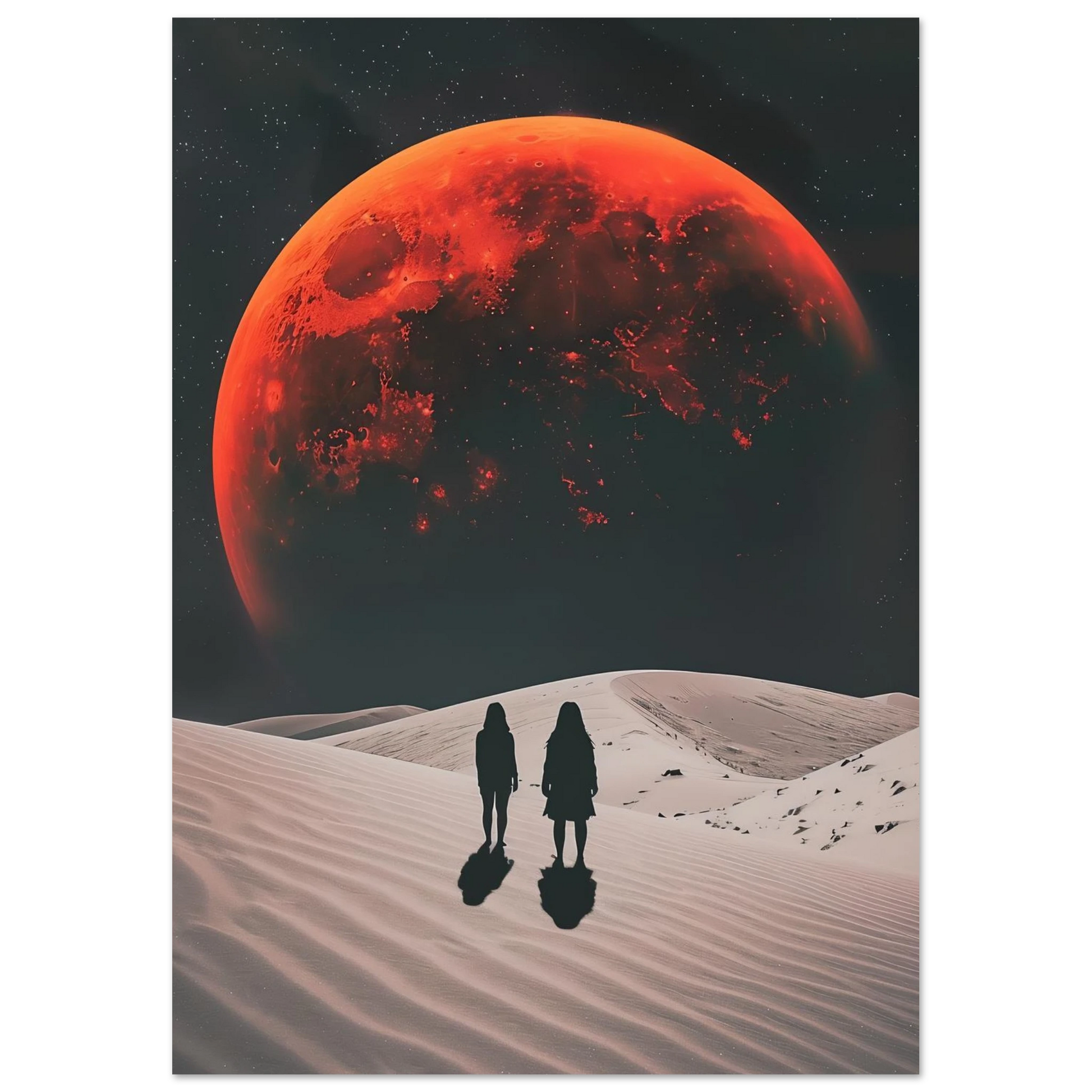 Two Gazes Towards the Unknown - Poster - Arthena