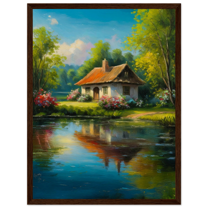 Serenity by the Lake - Poster - Arthena