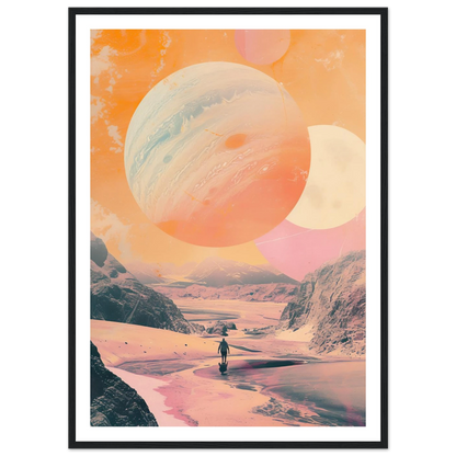 Lost Wanderer Beneath Alien Suns - Poster - Arthena