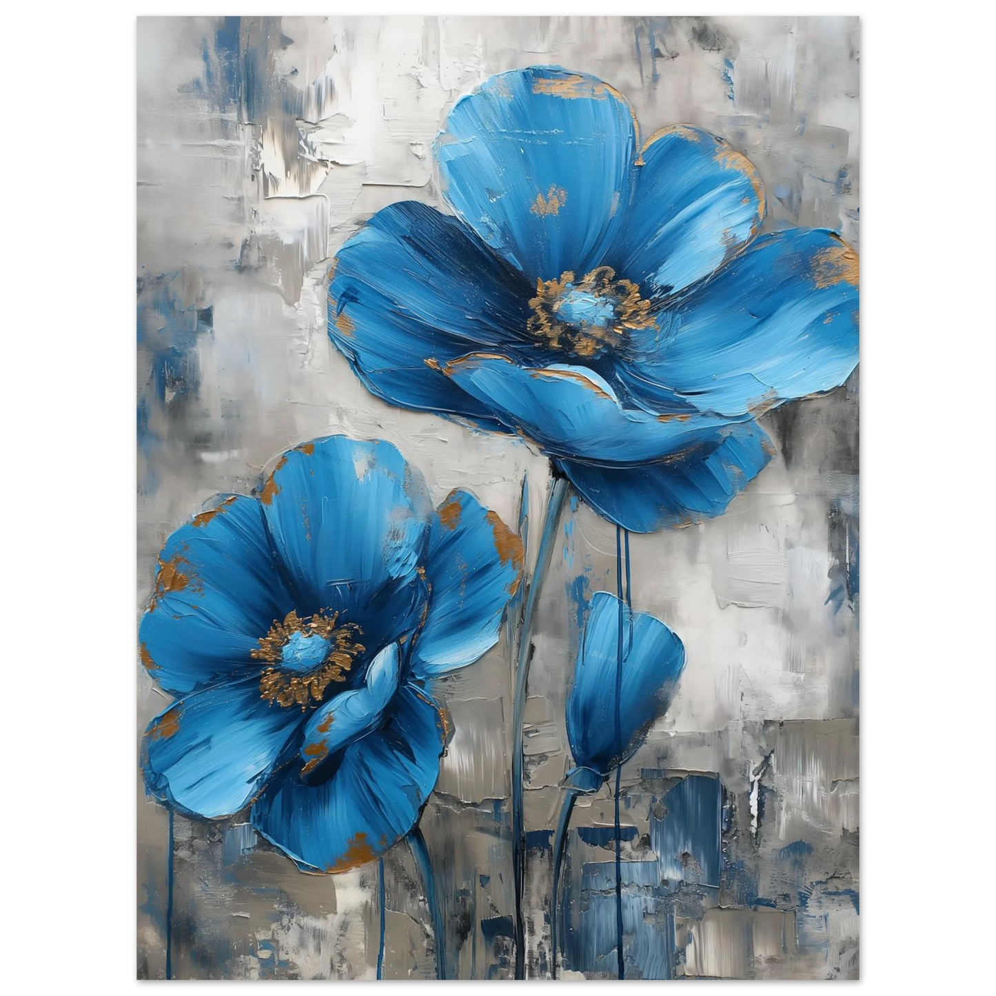 Blue in Bloom - Poster - Arthena
