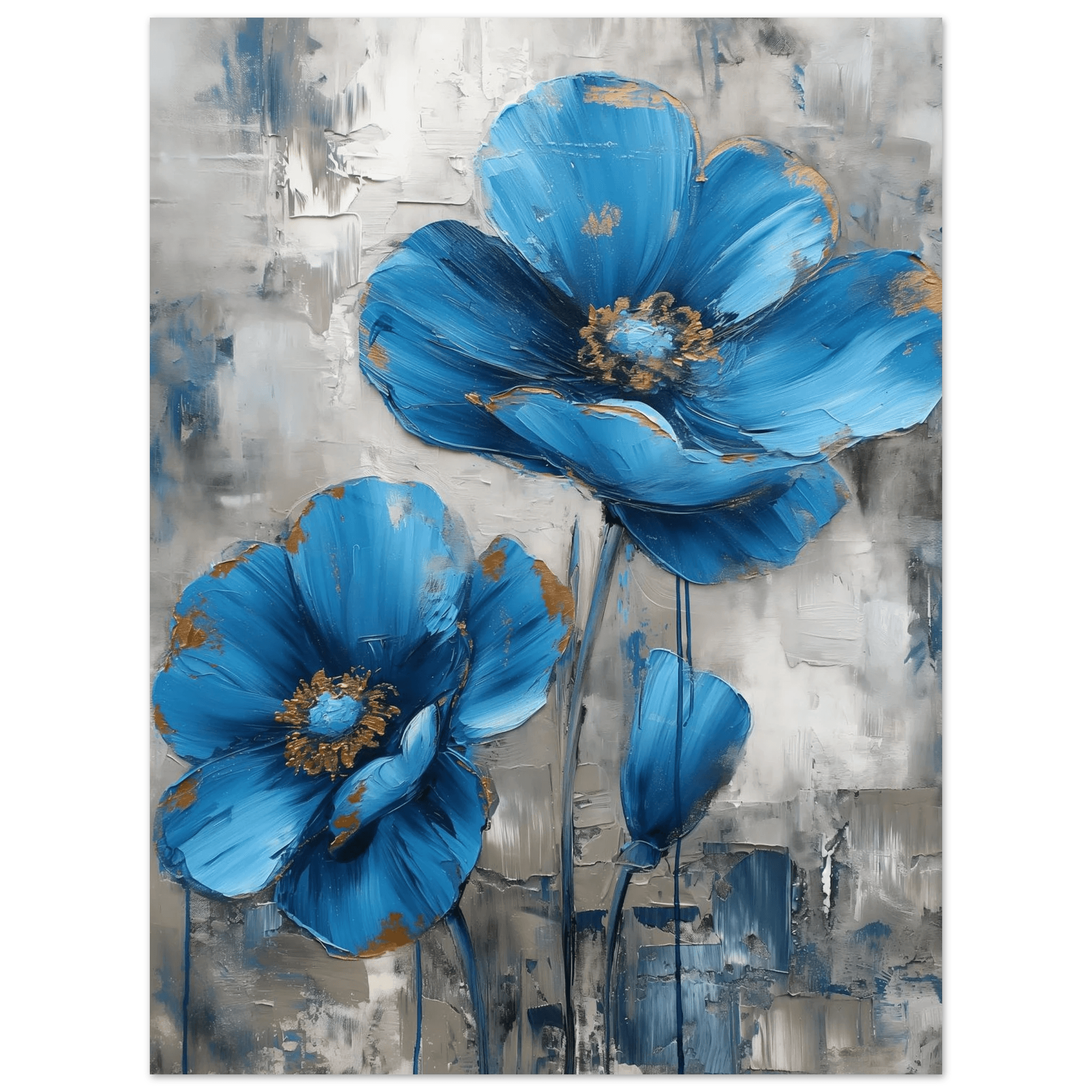 Blue in Bloom - Poster - Arthena