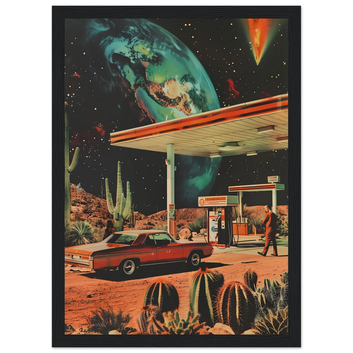 Interstellar Pit Stop - Poster - Arthena