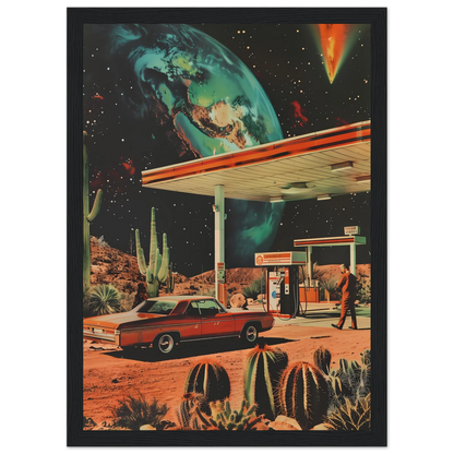 Interstellar Pit Stop - Poster - Arthena