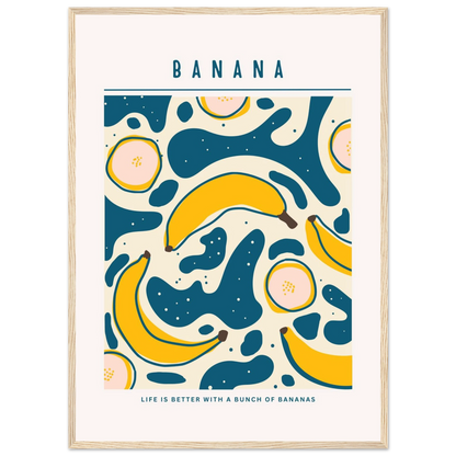 Life is better with banana - Poster - Arthena