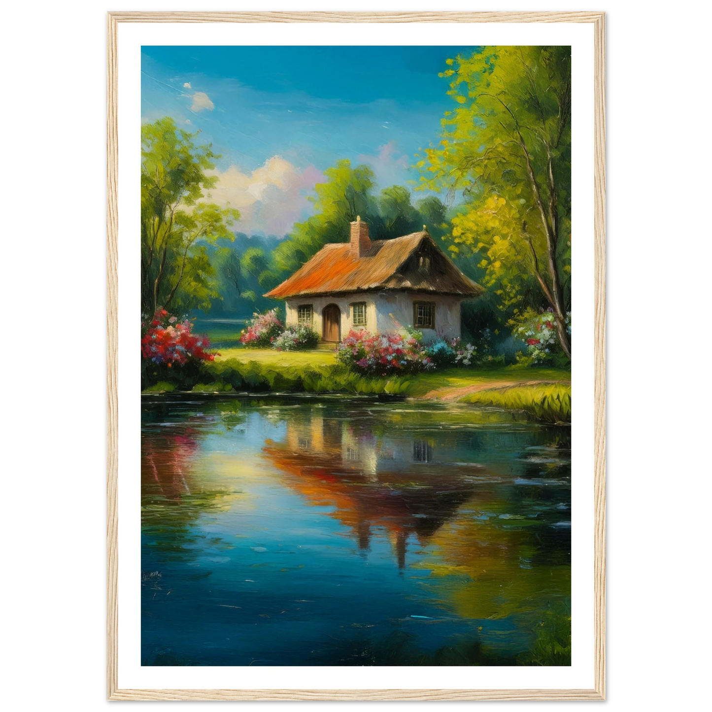 Serenity by the Lake - Poster - Arthena