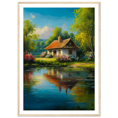 Serenity by the Lake - Poster - Arthena