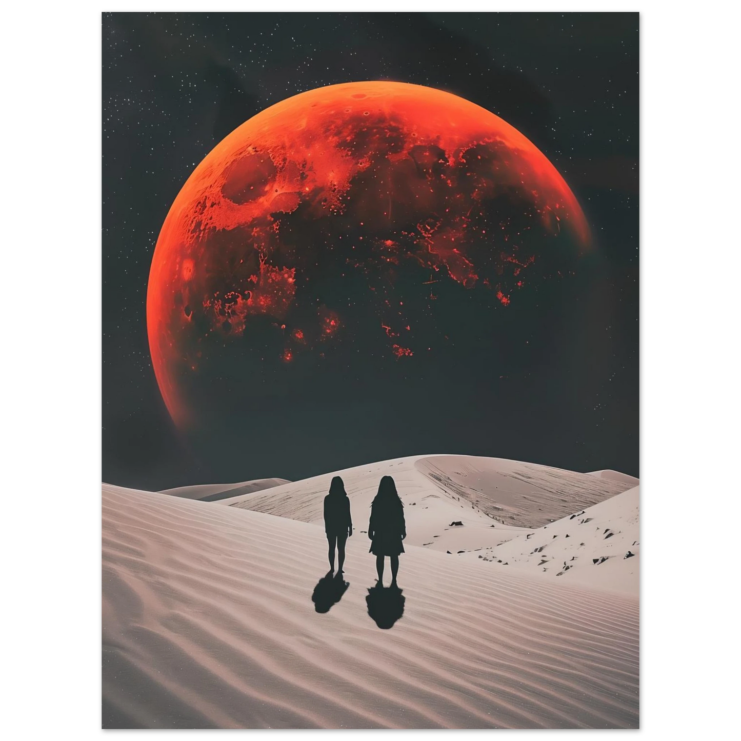 Two Gazes Towards the Unknown - Poster - Arthena