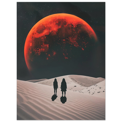 Two Gazes Towards the Unknown - Poster - Arthena