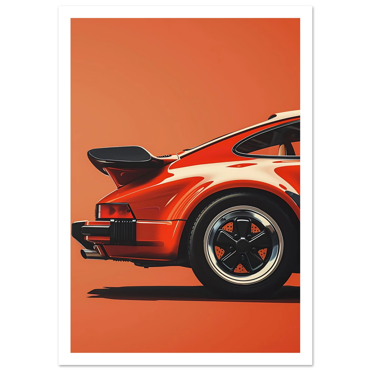 Retro Car - Poster - Arthena